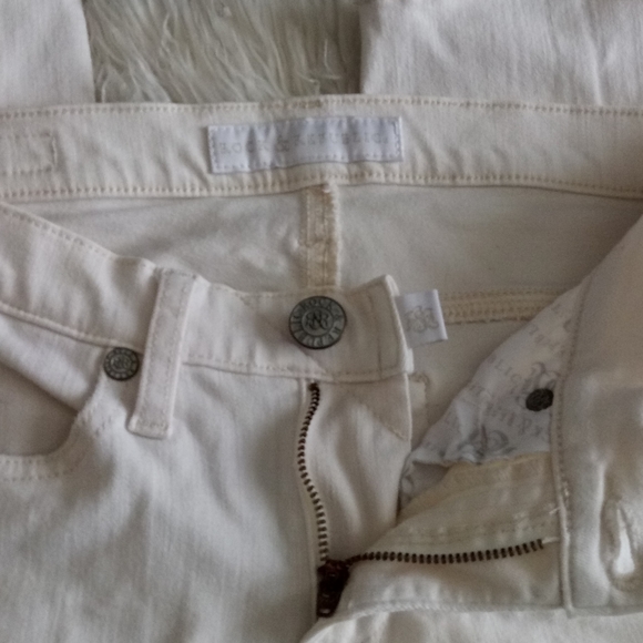 Rock & Republic White Cream Berlin Skinny Jeans Size 8 - Picture 7 of 14